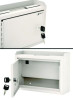 Medium Size Steel Multi-Purpose Secure Drop Box, 9.8 x 3.4 x 7.5, White