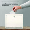Large Size Steel Multi-Purpose Secure Drop Box, 12 x 3 x 10, White