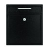 Medium Ultimate Wall Mounted Mail Box, 10.4 x 4.5 x 12, Black