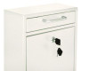 Medium Ultimate Wall Mounted Mail Box, 10.4 x 4.5 x 12, White