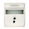 Medium Ultimate Wall Mounted Mail Box, 10.4 x 4.5 x 12, White