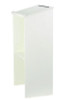 Wood Stand-Up Podium Lectern Speaker Stand, 23 x 15 x 45.8, White