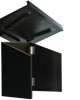 Foldable Tabletop Podium Lectern Speaker Stand, 27 x 16 x 19, Black