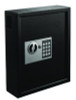 Steel Digital Lock Key Cabinet, 40-Key, 13 x 4 x 14.3, Stainless Steel 304, Black
