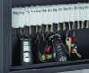 Steel Digital Lock Key Cabinet, 60-Key, 13 x 2.6 x 17, Stainless Steel 304, Black