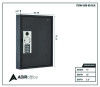 Steel Digital Lock Key Cabinet, 60-Key, 13 x 2.6 x 17, Stainless Steel 304, Black