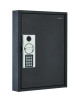 Steel Digital Lock Key Cabinet, 60-Key, 13 x 2.6 x 17, Stainless Steel 304, Black