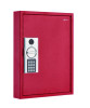 Steel Digital Lock Key Cabinet, 60-Key, 13 x 2.6 x 17, Stainless Steel 304, Red