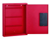 Steel Digital Lock Key Cabinet, 60-Key, 13 x 2.6 x 17, Stainless Steel 304, Red