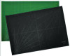 Reversible Self Healing Cutting Mat, 1" Grid With Guide Angles, 30" x 42", Green/Black