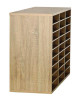 Wooden 27 Compartment Literature Organizer, 27 Sections, Letter Size, 31.49 x 11.81 x 21.65, Medium Oak