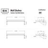 Stainless Steel Economy Overshelf, 32w x 12d x 8h, Stainless Steel, Silver, 2/Pallet
