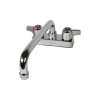 Workforce Standard Duty Faucet, 4.55" Height/10" Reach, Chrome-Plated Brass