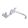 Workforce Standard Duty Faucet, 4.62" Height/12" Reach, Chrome-Plated Brass