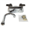Workforce Standard Duty Faucet, 7.88" Height/3" Reach, Chrome-Plated Brass