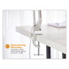 Pureoptics Led Magnifying Dimmable Desk Lamp With Clamp Mount, 17" High, White