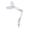 Pureoptics Led Magnifying Dimmable Desk Lamp With Clamp Mount, 17" High, White