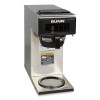 Vp17-1 12-Cup Commercial Pourover Coffee Brewer, Stainless Steel/Black