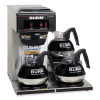 Vp17-3 12-Cup Pour-Over Coffee Maker With Three Warmers, Stainless Steel/Black
