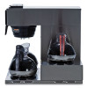 Vp17-3 12-Cup Pour-Over Coffee Maker With Three Warmers, Stainless Steel/Black