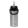 Lever Action Airpot, 128 Oz, Silver/Black