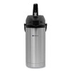 Lever Action Airpot, 128 Oz, Silver/Black