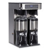 Icb Infusion Series Twin Tall Coffee Brewer, 51 Cups, Silver/Black