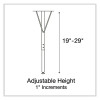 Markerboard Activity Tables, Rectangular, 60" x 30" x 19" To 29", White Top, Black Legs, 4/Pallet