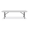 Adjustable Folding Tables, Rectangular, 60" x 30" x 22" To 32", Gray Granite Top, Black Legs, 4/Pallet