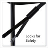 Adjustable Folding Tables, Rectangular, 60" x 30" x 22" To 32", Red Top, Black Legs, 4/Pallet