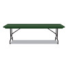 Adjustable Folding Tables, Rectangular, 60" x 30" x 22" To 32", Green Top, Black Legs, 4/Pallet