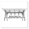Adjustable Folding Tables, Rectangular, 72" x 30" x 22" To 32", Gray Granite Top, Black Legs, 4/Pallet