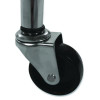 Portable Ball Locker, Metal, 176 Lb Capacity, 24 x 41 x 36, Chrome