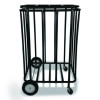 Compact Lockable Ball Locker, Metal, 176 Lb Capacity, 22 x 28 x 43, Black