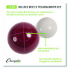 Deluxe Bocce Tournament Set, 4.25" Dia Balls, Assorted Colors