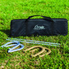Deluxe Horseshoe Tournament Set, 4 Horseshoes/2 Stakes/Carry Bag/Rule Sheet