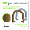 Deluxe Horseshoe Tournament Set, 4 Horseshoes/2 Stakes/Carry Bag/Rule Sheet