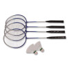 Deluxe Badminton Set, 20 Ft Net With 4 Rackets, 2 Shuttlecocks
