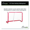 72 Inch Floor Hockey Collapsible Goal, 24" x 72", 1.65" Dia Frame