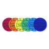 Ultra Foam Volleyball Set, 8" Diameter, Assorted Colors, 6/Set