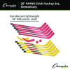Indoor Abs Kids Hockey Set, 2 Pucks, 12 Sticks