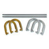 Steel Horseshoe Set, (4) Horseshoes/(2) 24" Stakes/Nylon Carry Bag