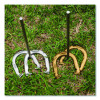 Steel Horseshoe Set, (4) Horseshoes/(2) 24" Stakes/Nylon Carry Bag
