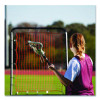 Lacrosse Ball Rebounder, 80" x 3 Ft, 1.25" Dia Frame