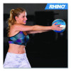 Rhino Leather Medicine Ball, 18 Lb, Teal/White