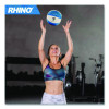 Rhino Leather Medicine Ball, 18 Lb, Teal/White