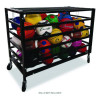 All Pro Lockable Ball Locker, Metal, 220 Lb Capacity, 24 x 47 x 37, Black