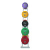 Double Medicine Ball Tree, 12" x 23" x 51", White