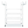 Equipment Cart, Plastic, 176 Lb Capacity, 19 x 61 x 62, White