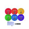 8.5" Playground Ball Set With Air Pump, Assorted Colors, 6/Set